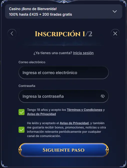 Cazeus Registro